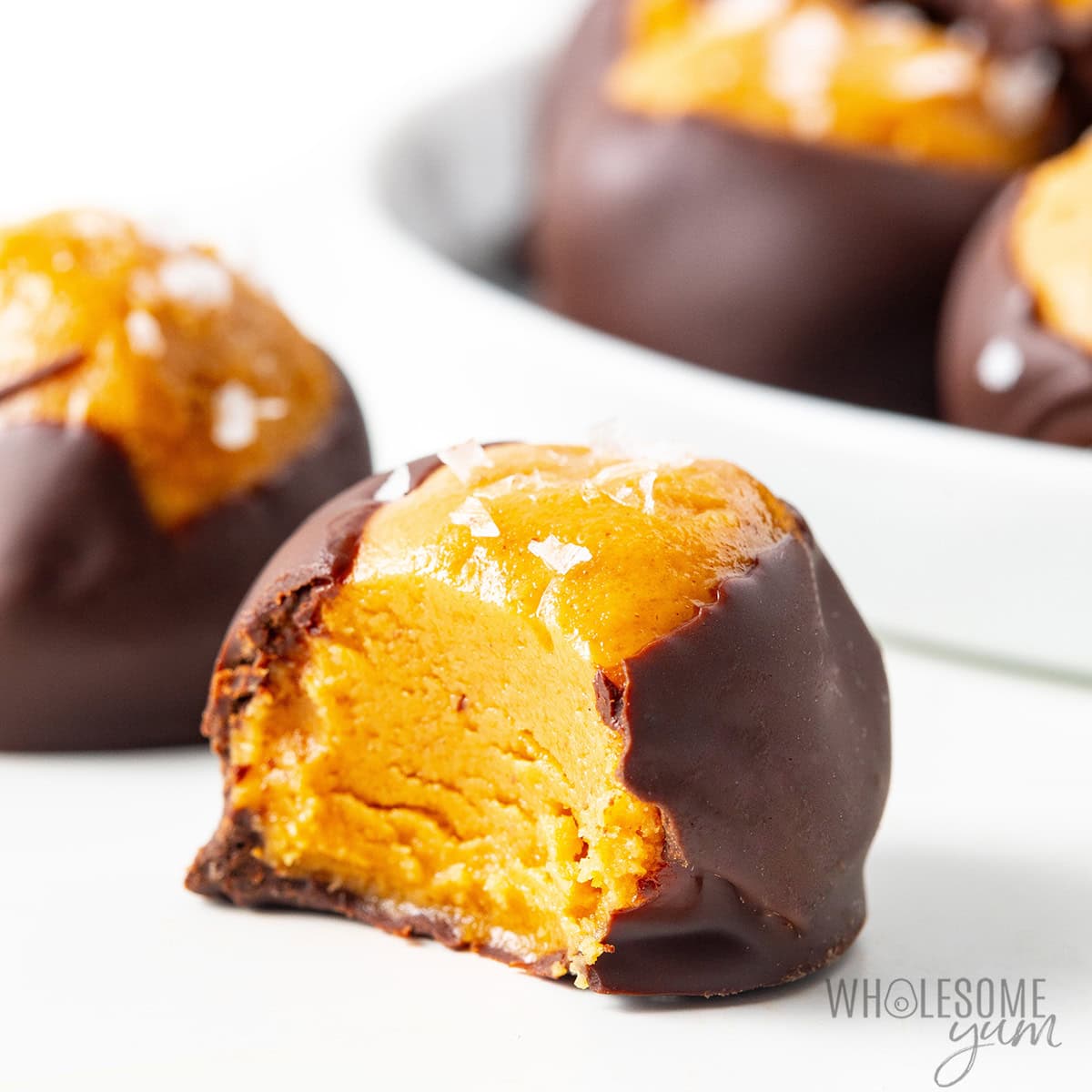 Healthy Chocolate Peanut Butter Fat Bombs: Your Keto Reese's Alternative
